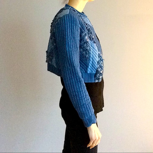 Rebecca Taylor cropped patchwork jacket. - Picture 3 of 4